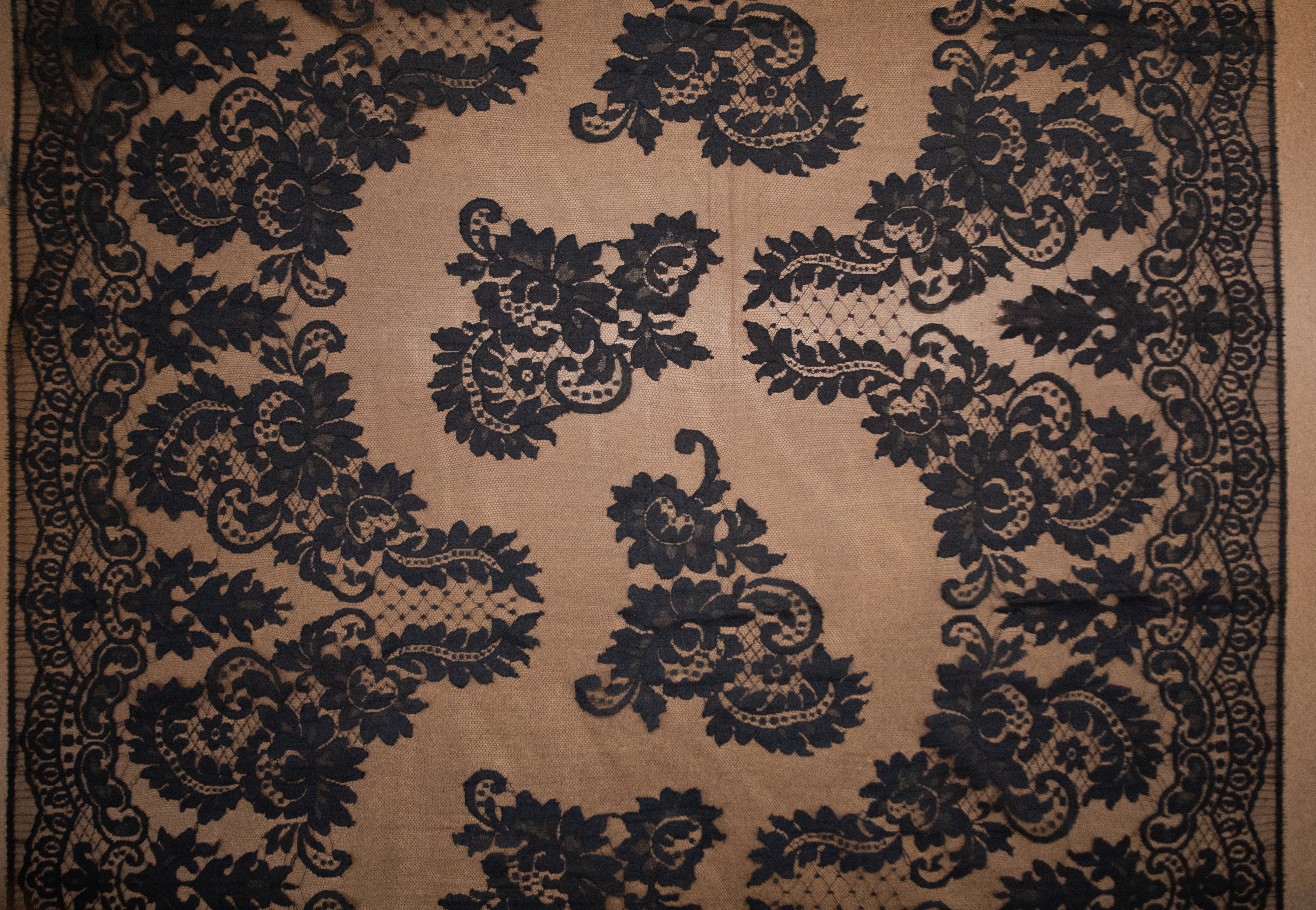 Floral Lace in Back, Made in France - Image 3