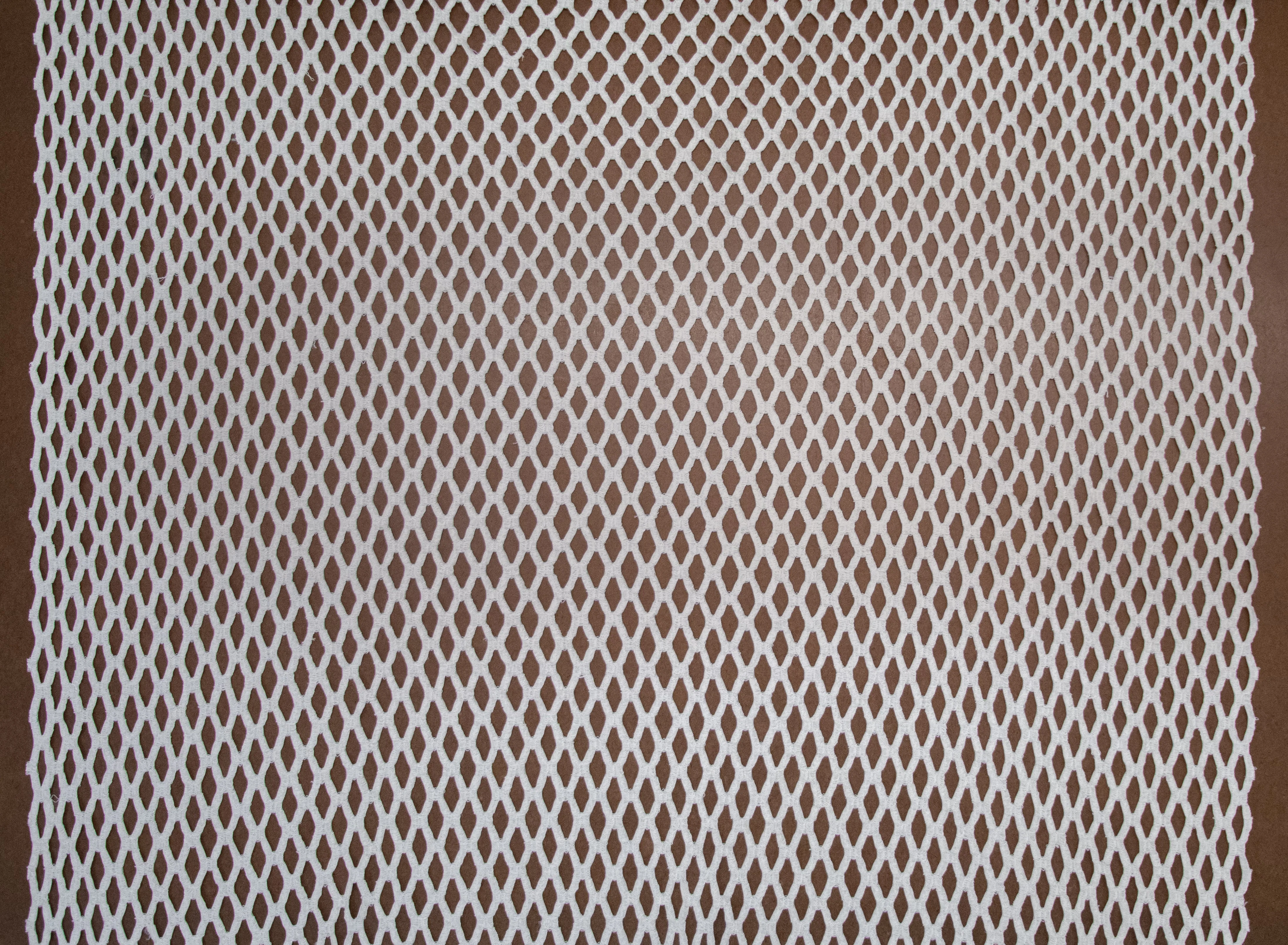 Abstract Stretch Lace in Off-White, Made in France - Image 4